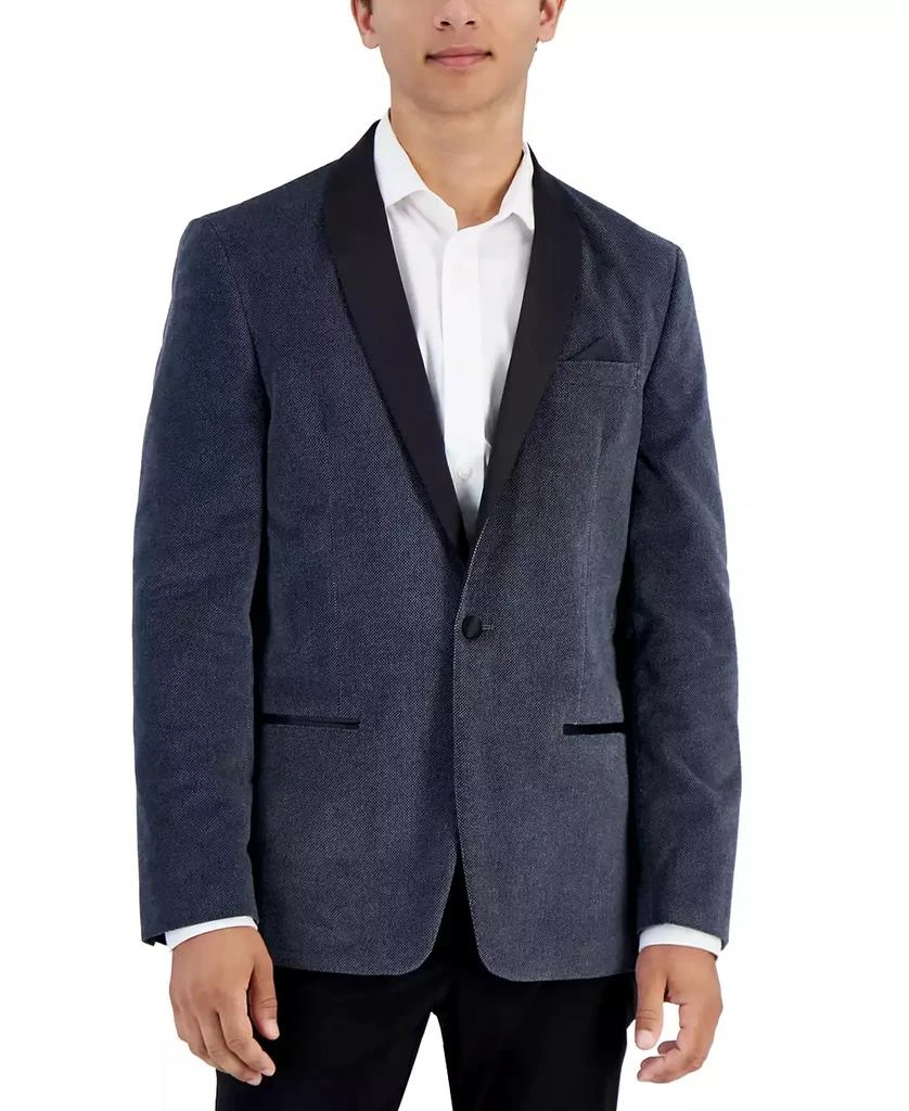 Vince Camuto Men's Slim-Fit Grey Tick Sport Coat 1