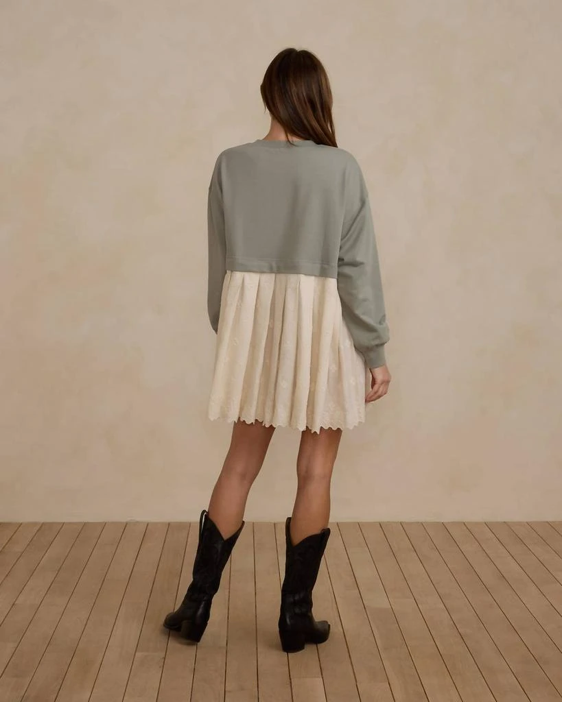 Rylee + Cru Women Sweatshirt Dress In Laurel 2