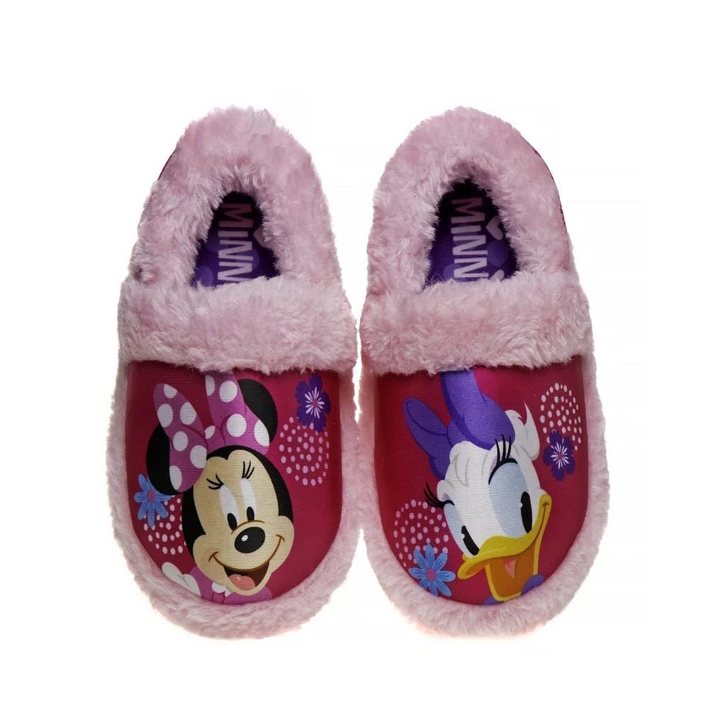 Disney Little Girls Minnie Mouse Slippers 4