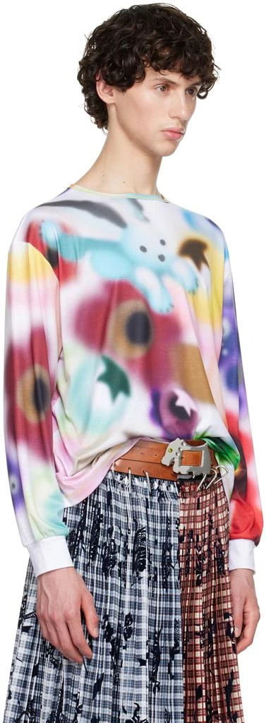 CHOPOVA LOWENA Multicolor Airbrush Bunny Long Sleeve T-Shirt 2