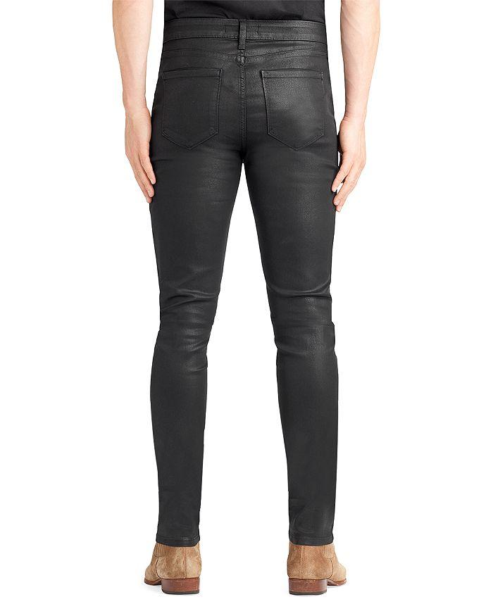 MONFRÈRE MONFRERE Greyson Coated Skinny Fit Jeans in Coated Noir