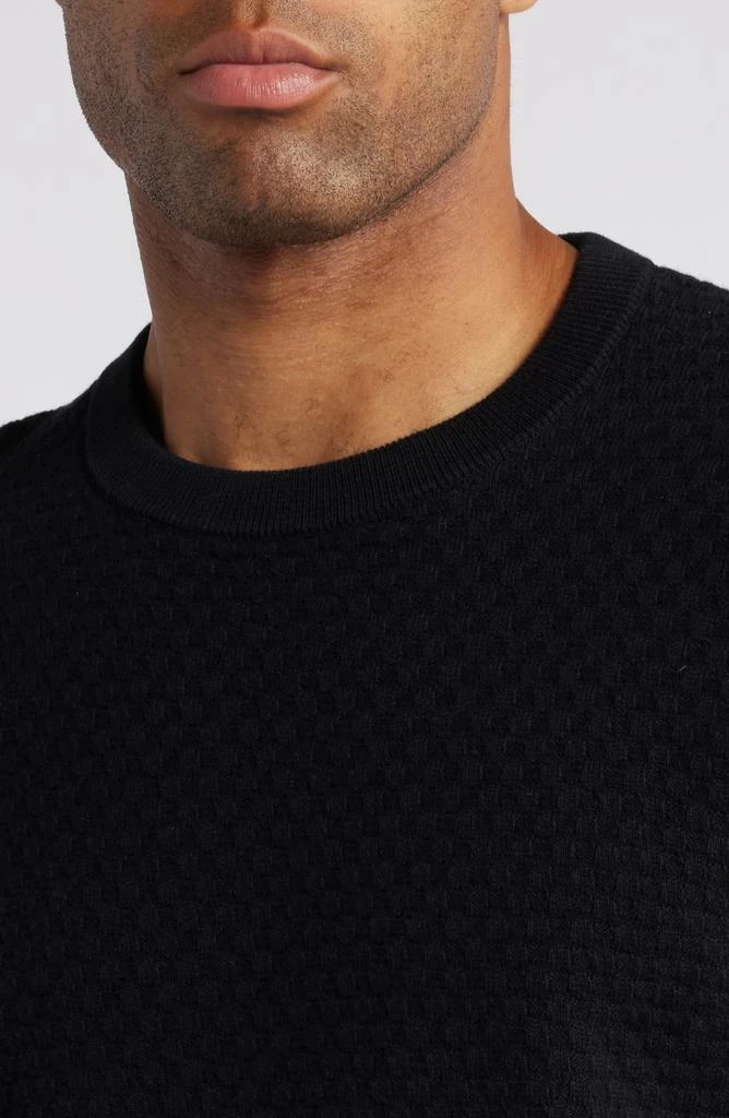 Nordstrom Tuck Stitch Pima Cotton Blend Sweater 4