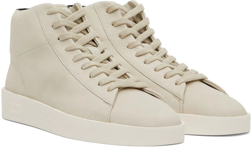 Essentials Gray Tennis Mid Sneakers 4