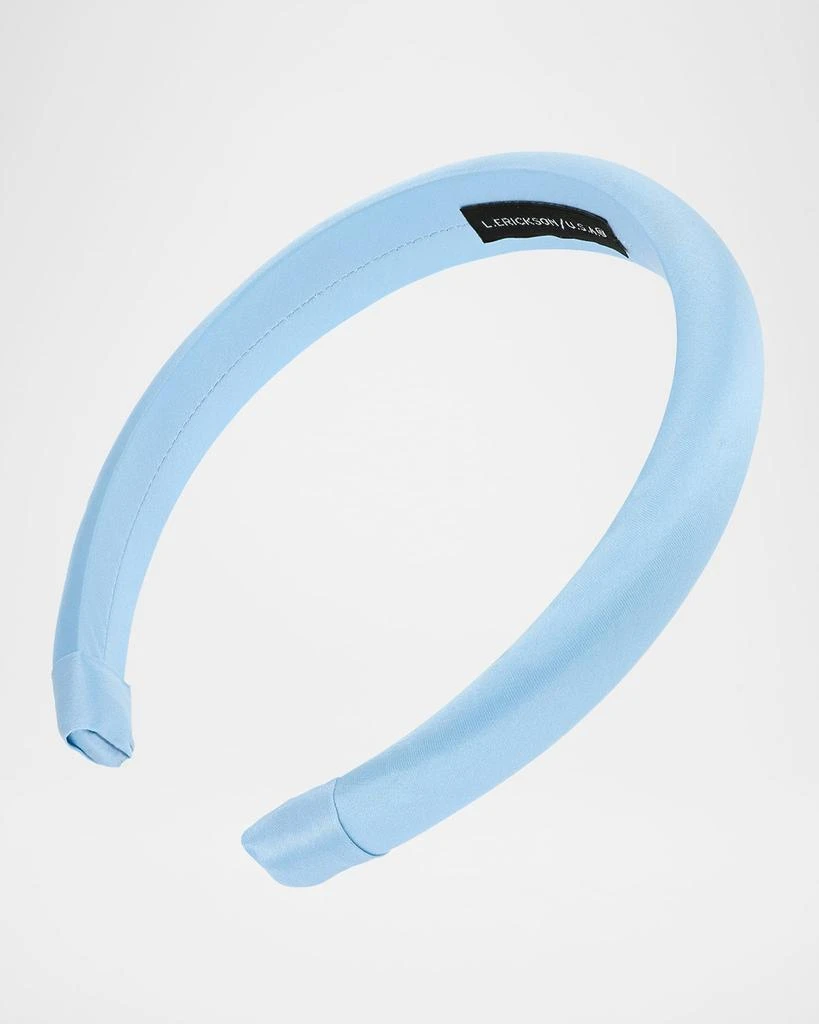 L. Erickson Silk Charmeuse Padded Headband 1