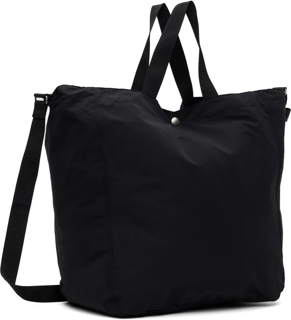Comme des Garcons Black Nylon Grosgrain Tote 3