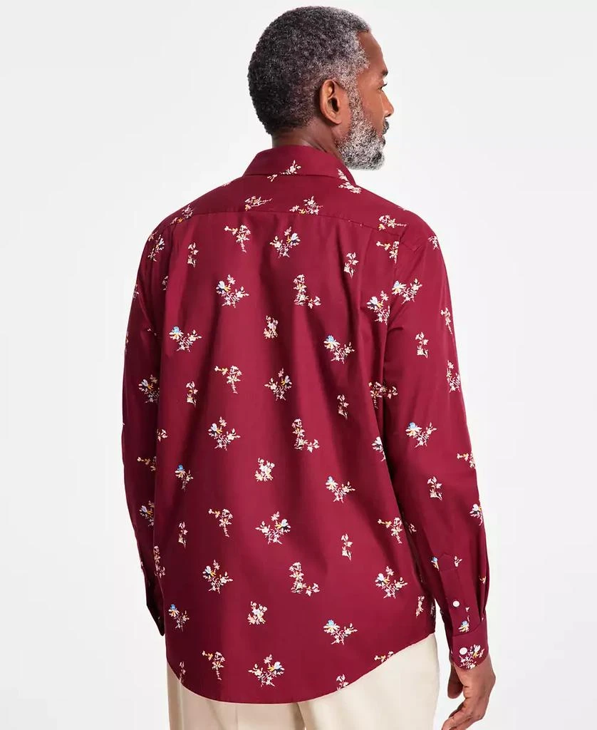 Club Room Men's Phineas Long Sleeve Button-Front Floral Print Shirt, Exclusively at Macy's 5