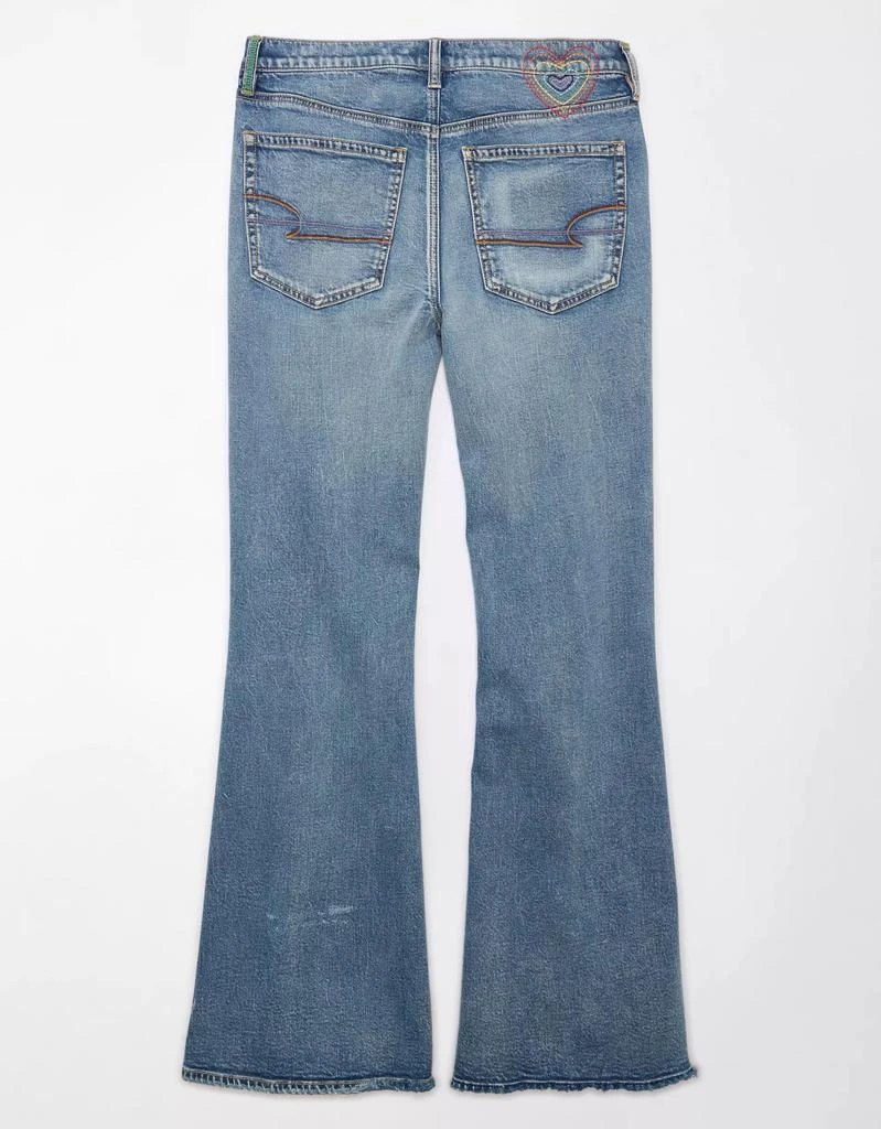 AE AE Pride Strigid Ripped Low-Rise Baggy Flare Jean 4