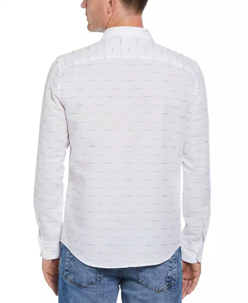 Perry Ellis Men's Untucked Dobby-Weave Shirt