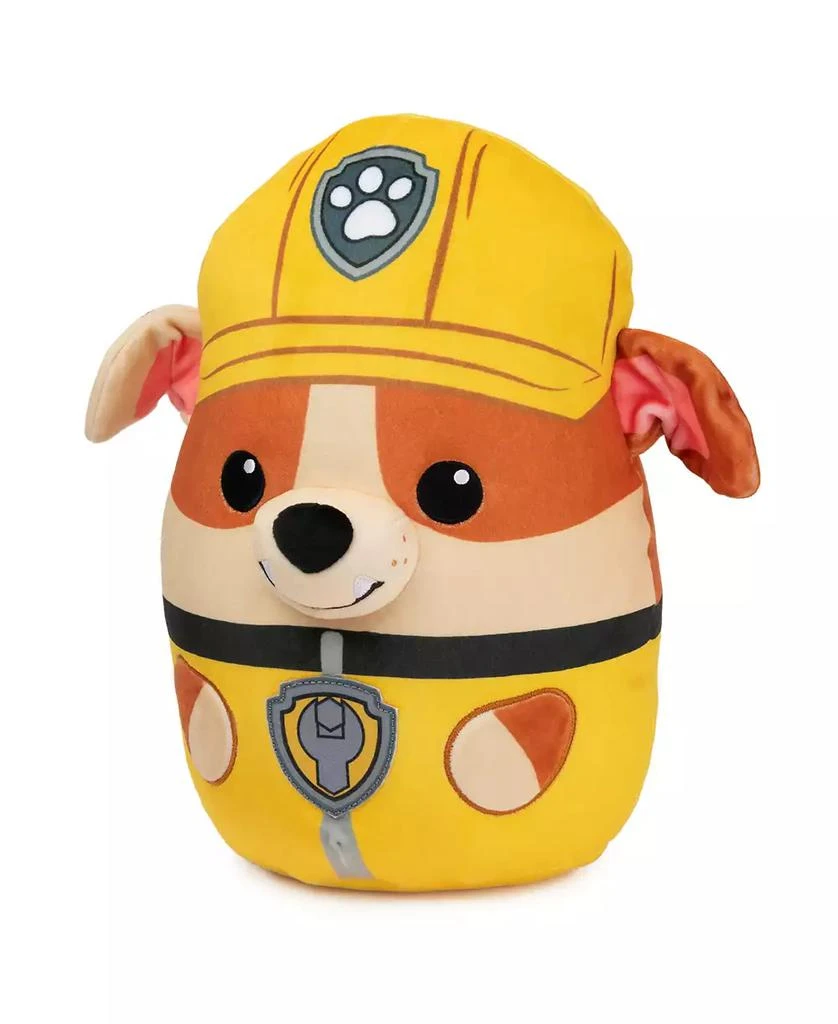 Paw Patrol Rubble Squish Plush, Official Toy from The Hit Cartoon, Squishy Stuffed Animal 4