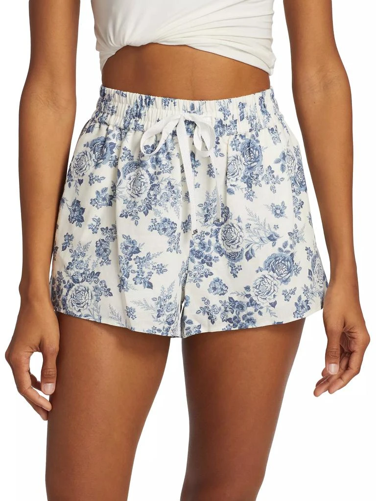 Cami NYC Jillian Linen Floral Shorts 3