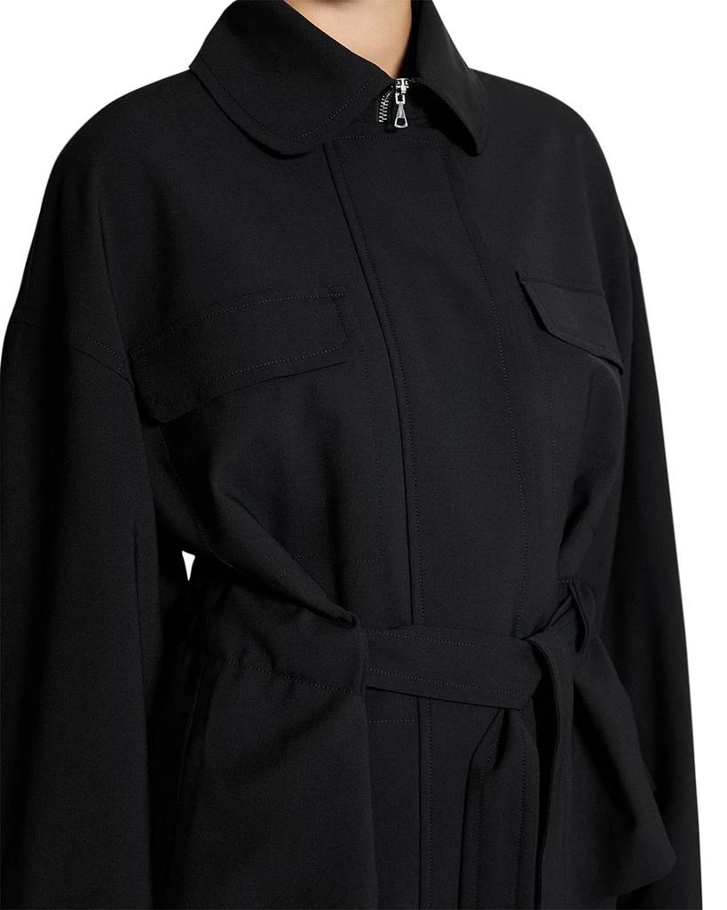 Theory Wool Blend Cinched Flight Jacket 5