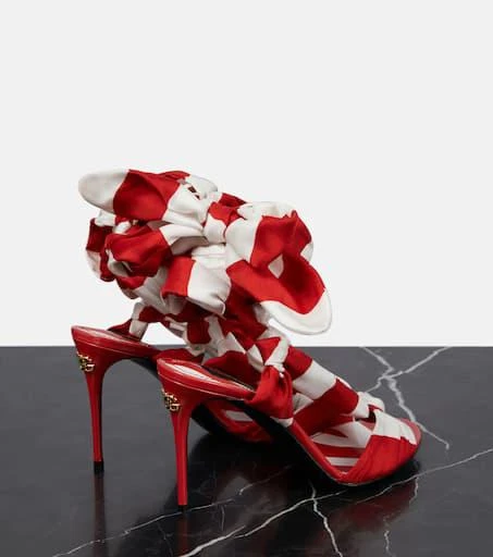 Dolce 
Gabbana Portofino 105 striped sandals 3