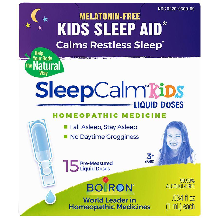Boiron SleepCalm Kids Liquid Doses Sleep Aid-Melatonin-Free and Non Habit-Forming