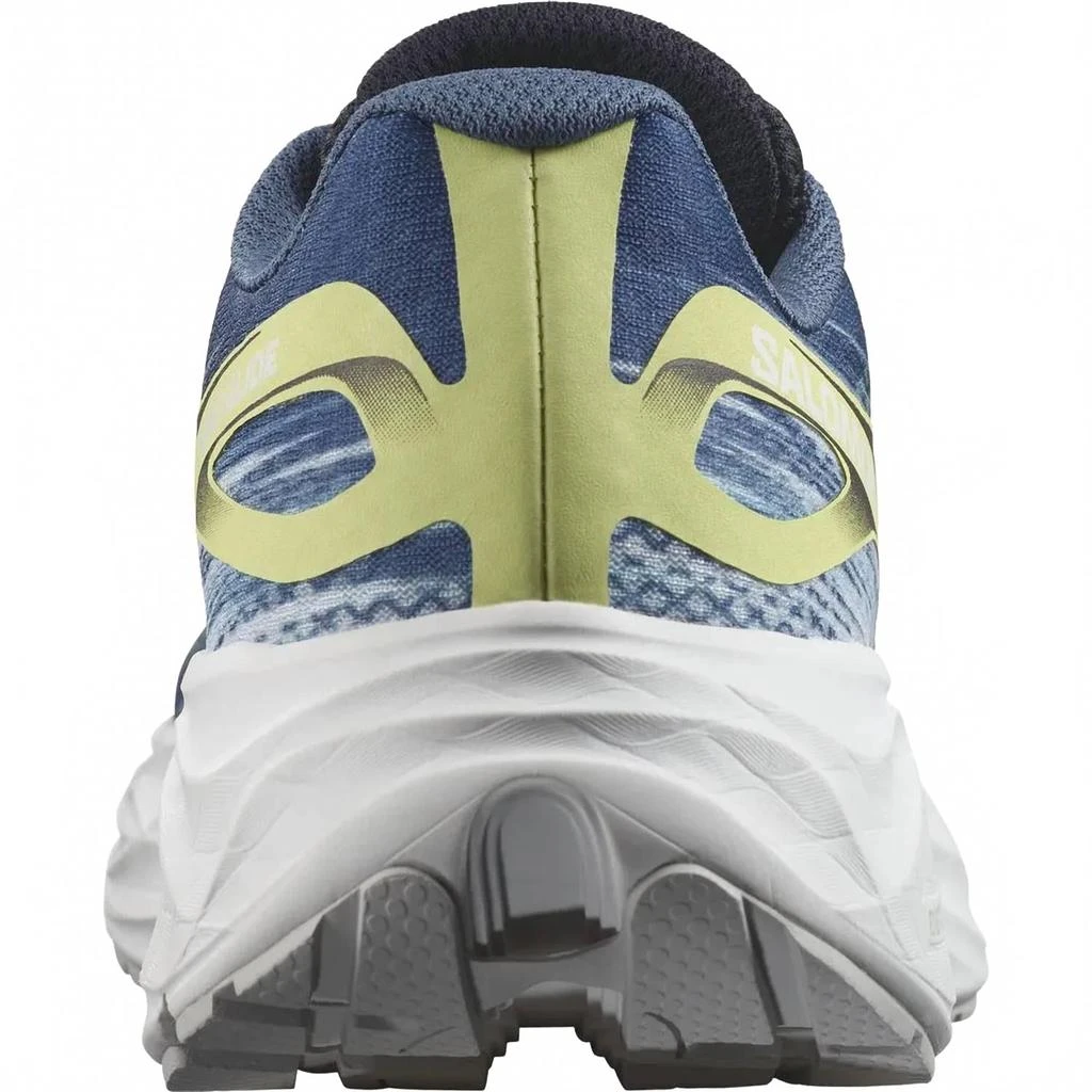 Salomon Men's Aero Glide Running Shoes In Blue Ashes/dark Sapphire/sunny Lime 5