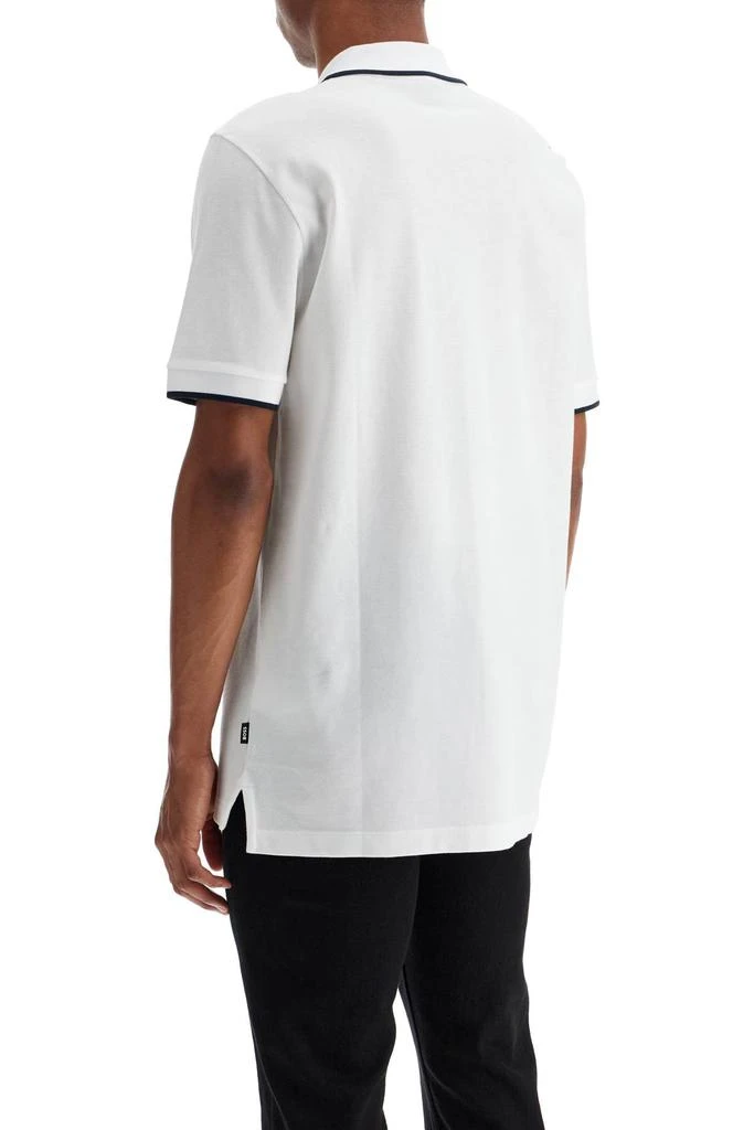 BOSS parlay polo shirt with contrast trims 3