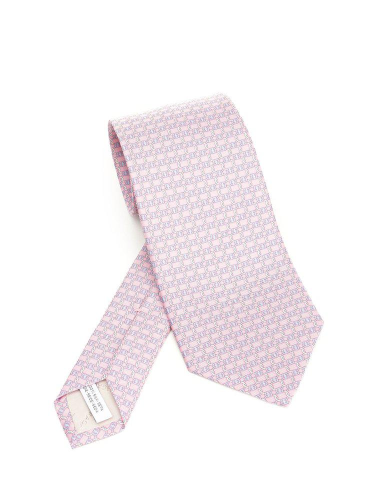 Salvatore Ferragamo Ferragamo Vara Buckle Printed Tie