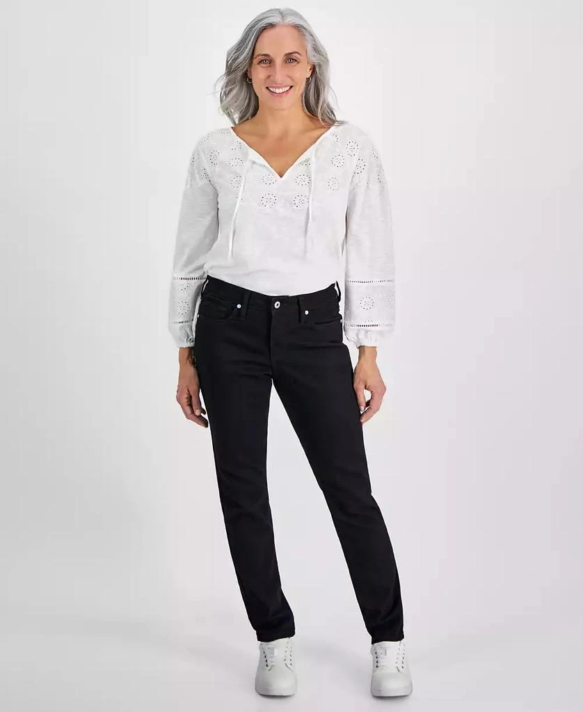 Style & Co Petite Mid Rise Slim Leg Jeans, Created for Macy's 1