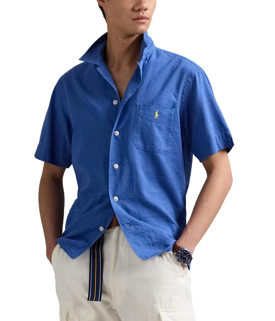 Ralph Lauren Classic Fit Linen-Cotton Camp Shirt 1