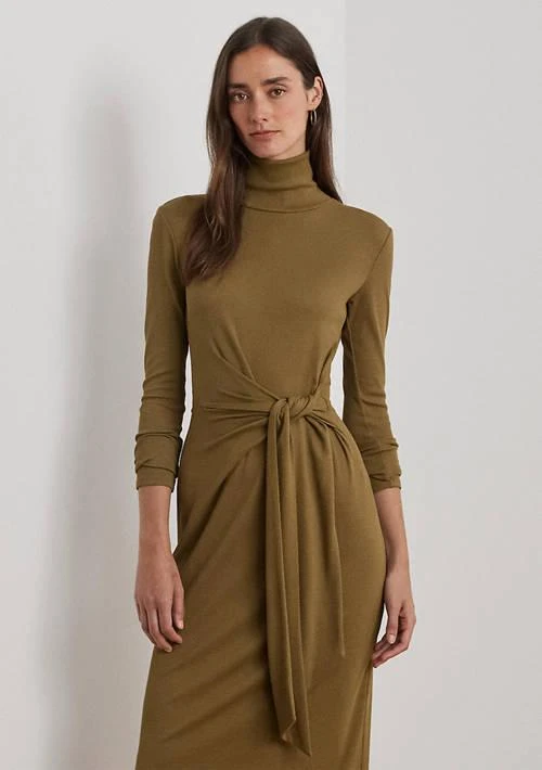 Ralph Lauren Ralph Lauren Tie Front Turtleneck Dress 4