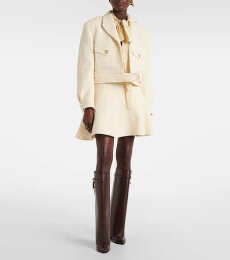 Givenchy Shark Lock leather knee-high boots 3