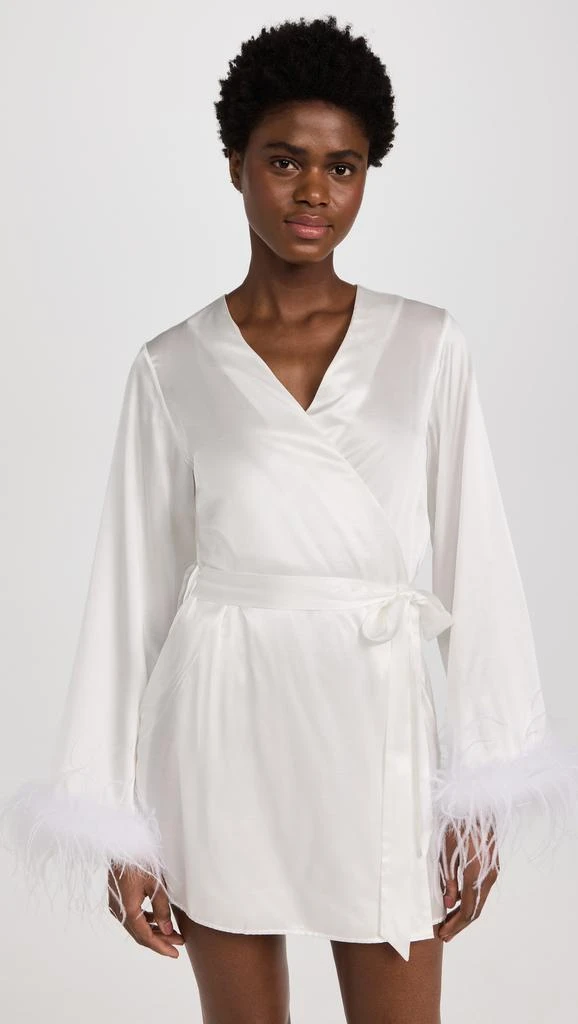 MORGAN LANE Langley Feather Robe 5