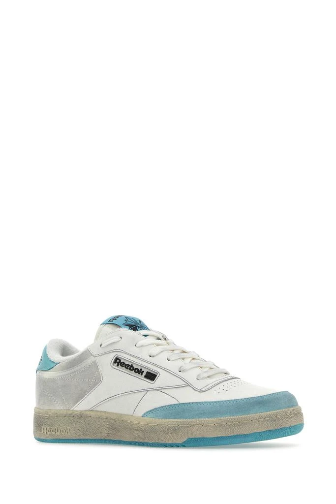 Reebok Two-tone leather and suede Club C sneakers 2