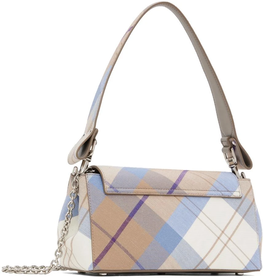 Vivienne Westwood SSENSE Exclusive Capsule Beige & Blue Hazel Medium Bag 3