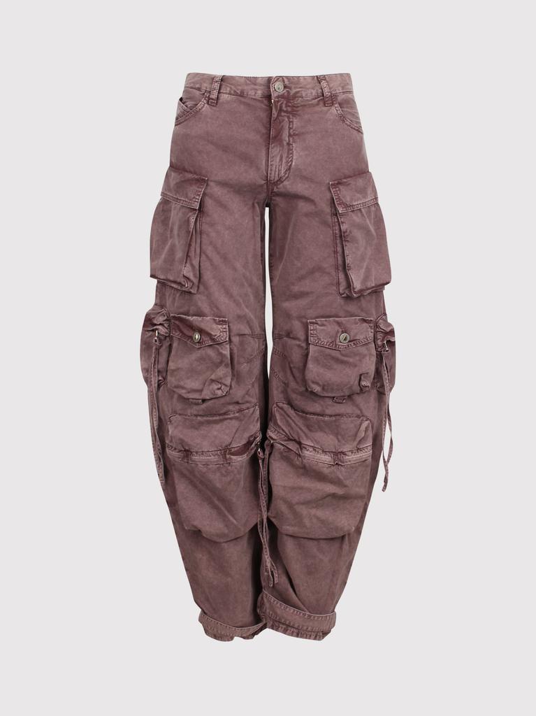 The Attico Mauve Washed Fern Long Trousers