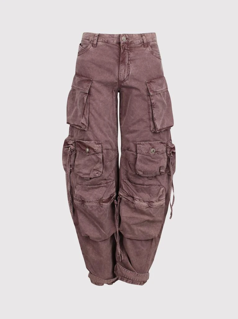 The Attico Mauve Washed Fern Long Trousers 1