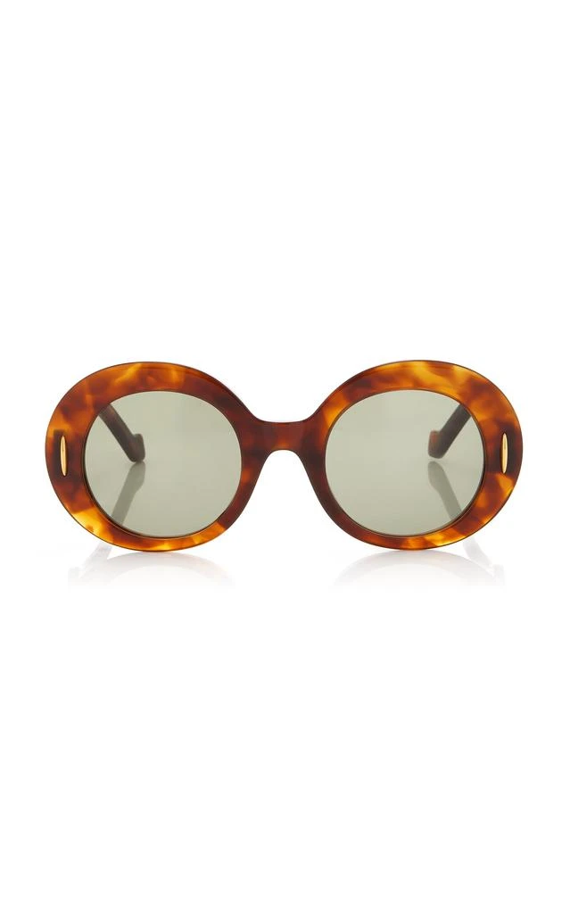Loewe Loewe - Anagram Oversized Round-Frame Acetate Sunglasses - Neutral - OS - Moda Operandi 1