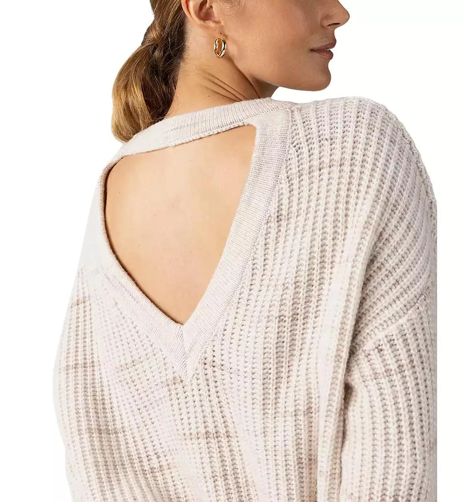 Sanctuary Women's V-Back Cutout Sweater 3