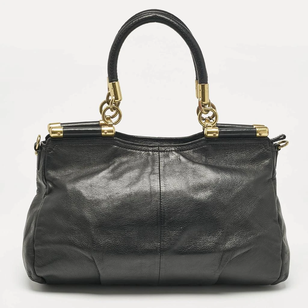 Coach Coach Black Leather Madison Pinnacle Carrie Satchel 4