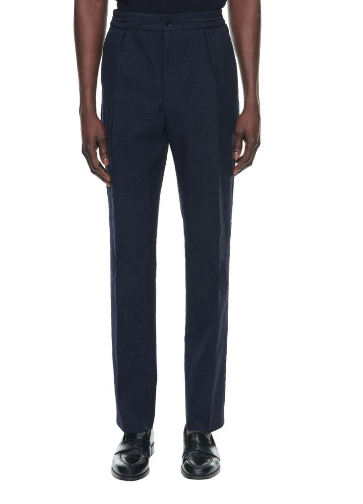 Fursac Elasticized seersucker pants 2