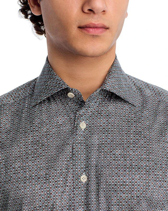Jack Victor Irvine Cotton Blend Printed Button Down Shirt 5