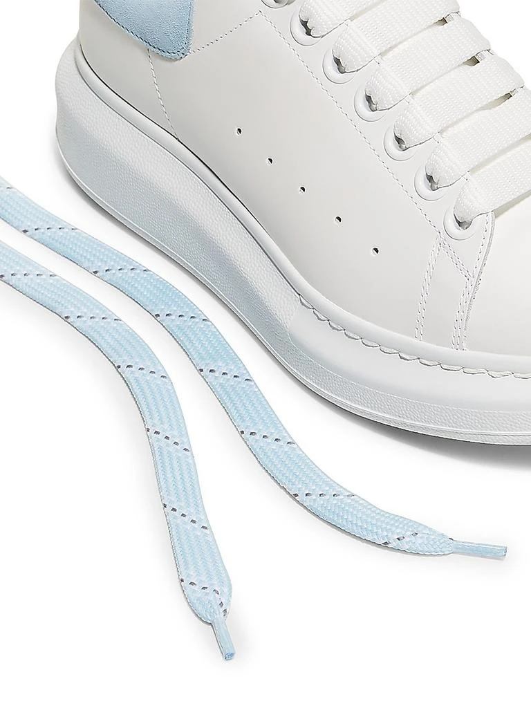 Alexander McQueen Women's Oversized Embossed Logo Colorblocked Suede Sneakers 3