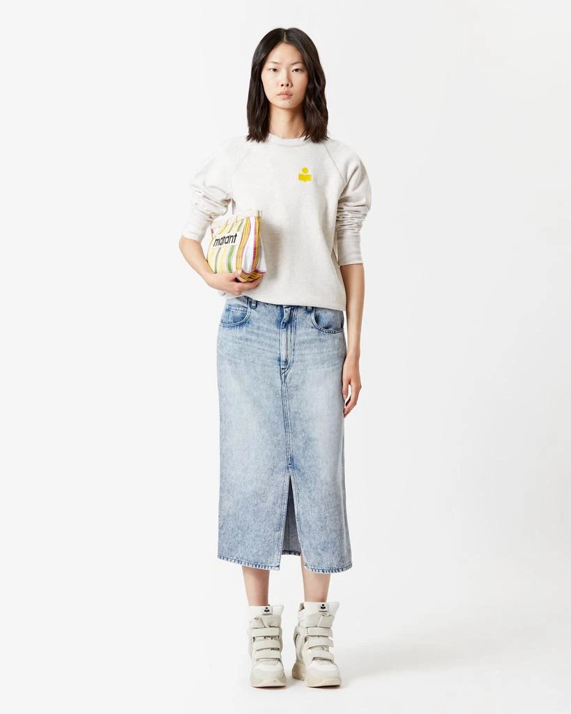 Isabel Marant Étoile MARANT ÉTOILE, TILAURIA MIDI DENIM SKIRT - Women - Blue - 34 1