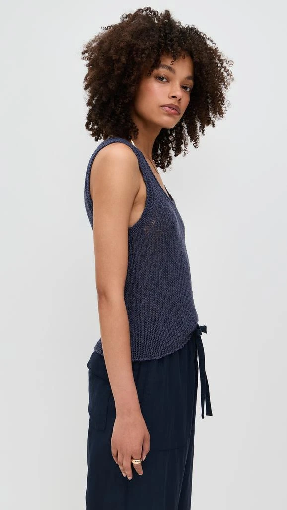 James Perse Loose Knit Cotton Linen Tank 3