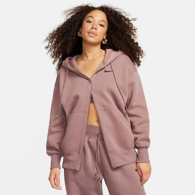 NIKE Women's Nike Sportswear Phoenix Fleece Oversized Full-Zip Hoodie 3