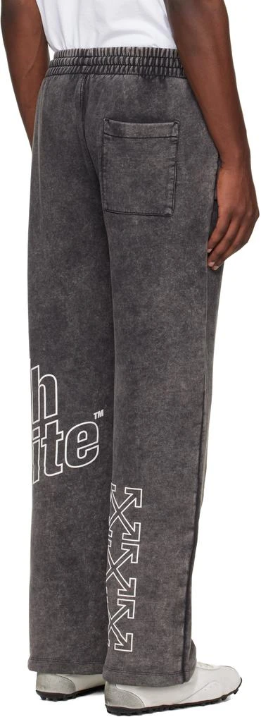 Off-White Gray Outline Arrow Sweatpants 3