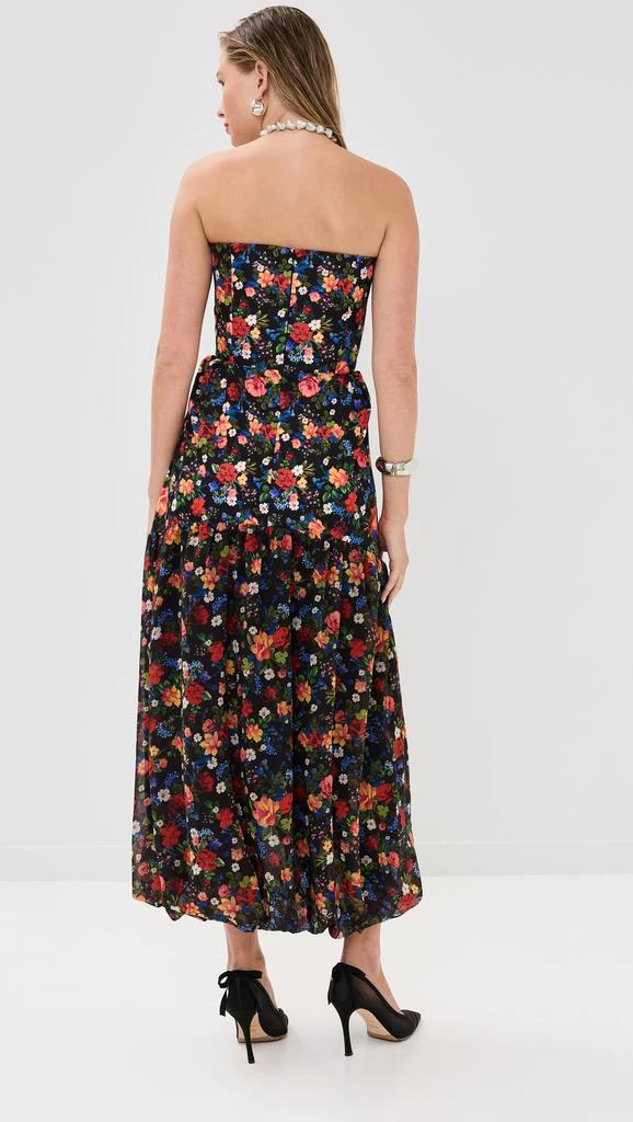 Kika Vargas Glenn Dress Black Garden 2