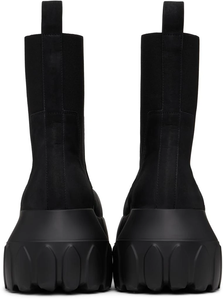 Rick Owens Black Porterville Beatle Mega Tractor Chelsea Boots 2
