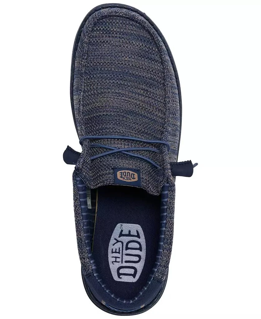 Hey Dude Men's Wally Stretch Sox Slip-On Casual Moccasin Sneakers from Finish Line 5