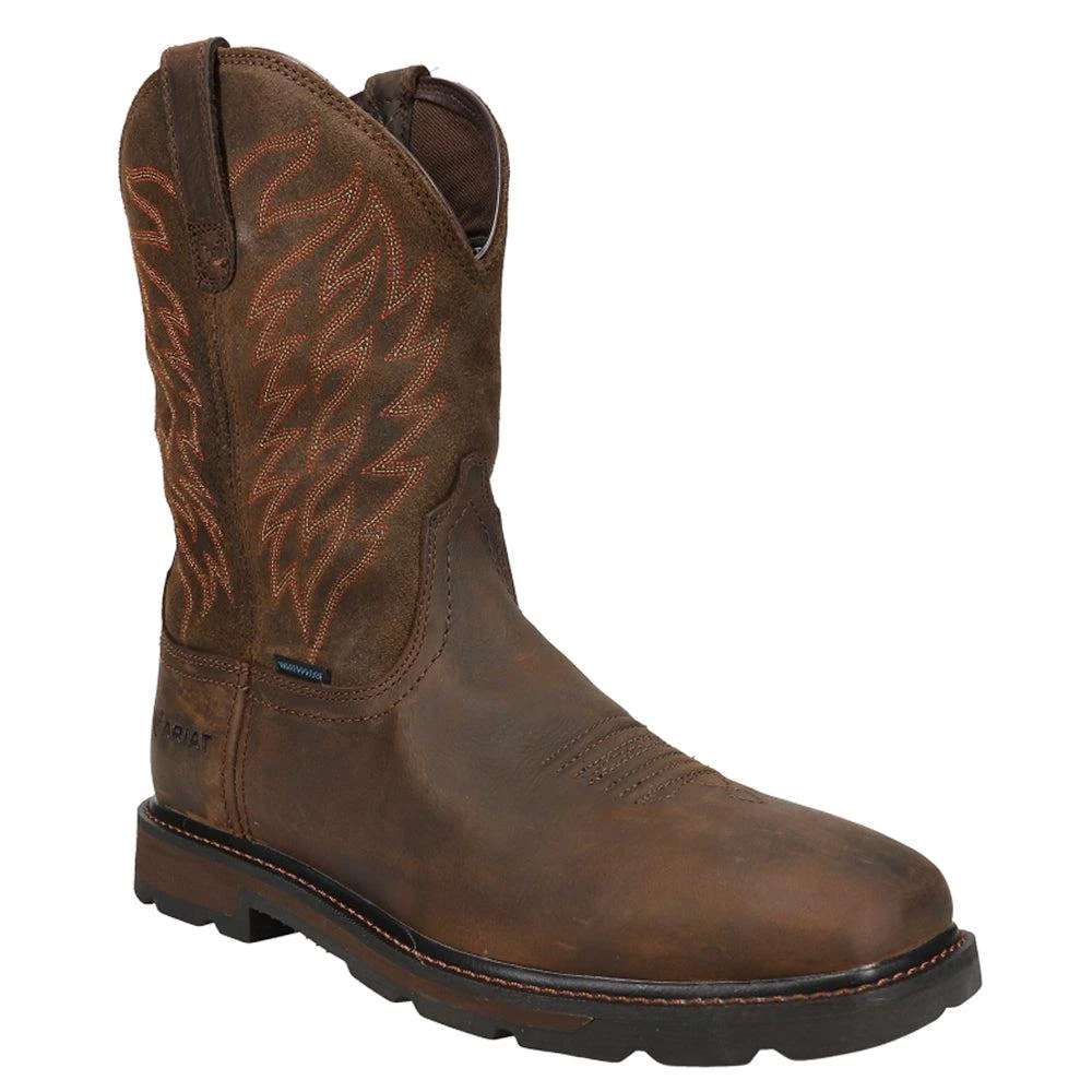 Ariat Groundbreaker 10 Inch Waterproof Soft Toe Work Boots 2