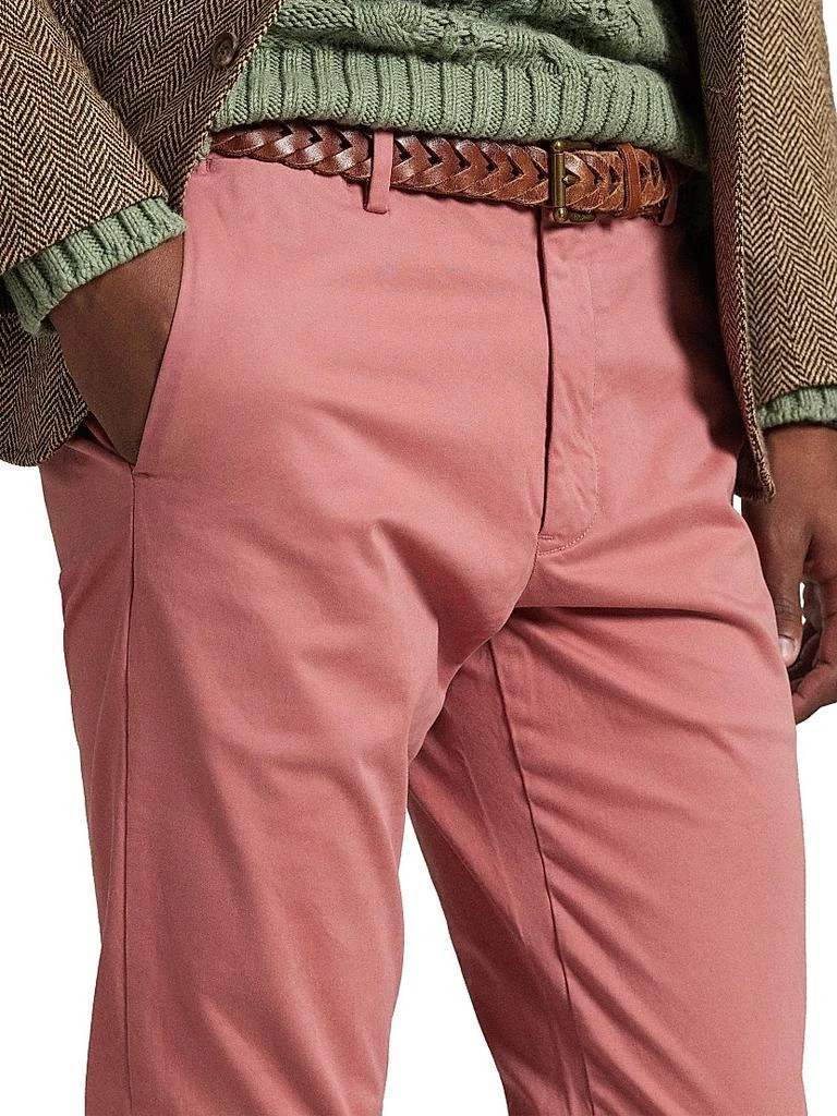 Ralph Lauren Jarrett Stretch Slim-Fit Sateen Pants 6