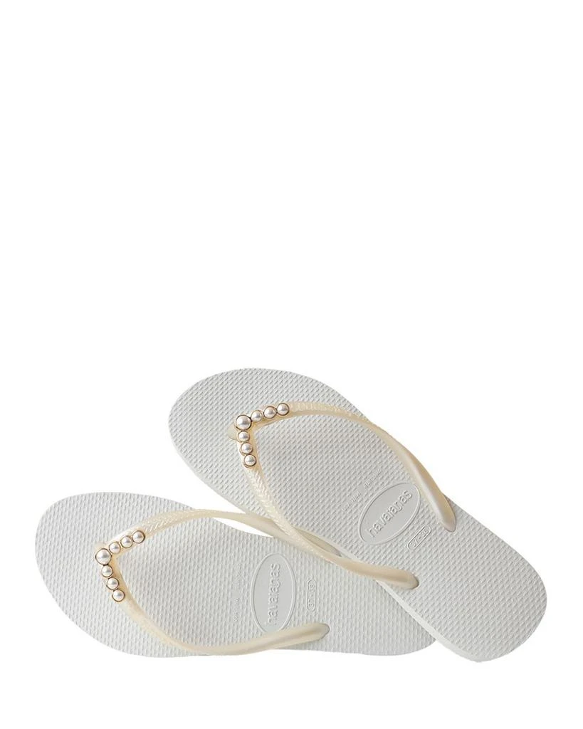 Havaianas Women's Slim White Flip Flop Sandals 3