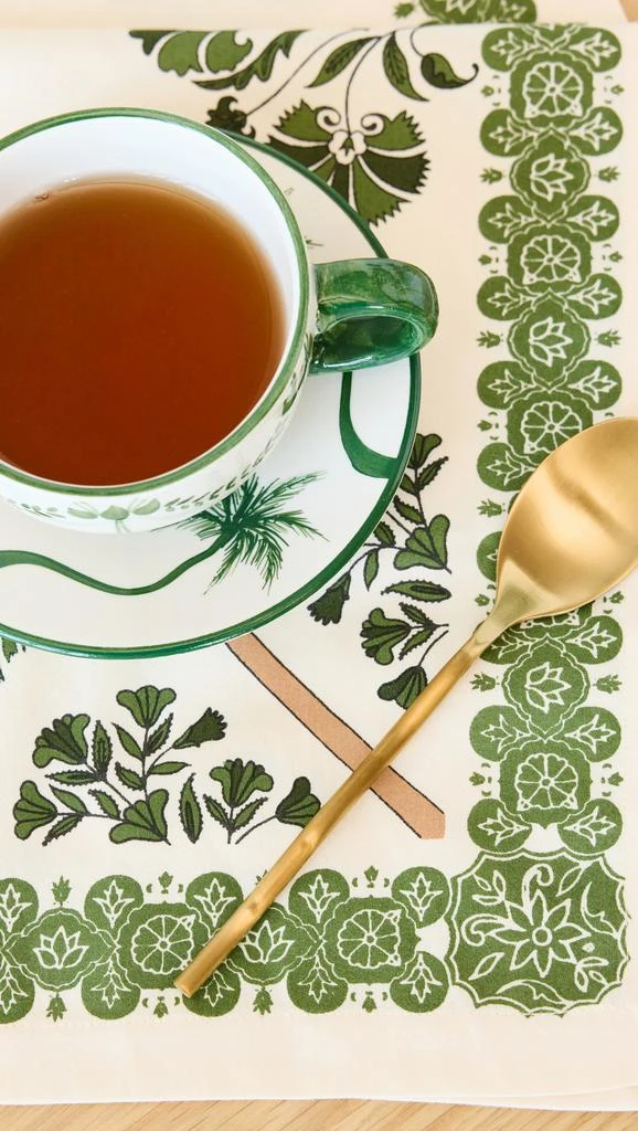 JOHANNA ORTIZ Dark Jungle Suzani Amazónico Napkins 4