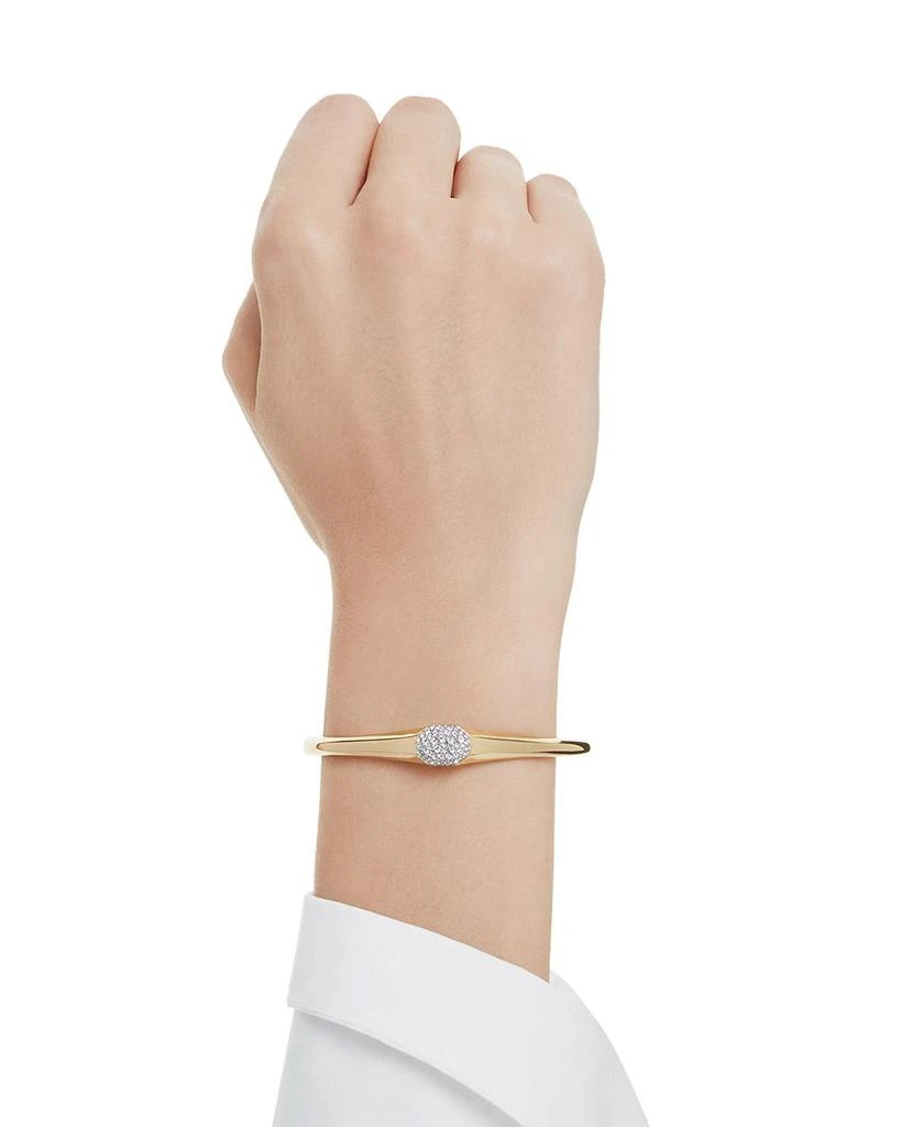 Swarovski Dextera Pavé Crystal Cluster Bangle Bracelet 2