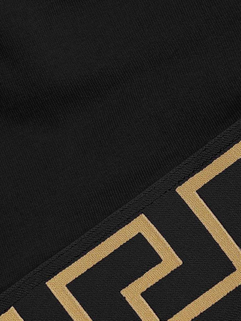 Versace Topeka Logo Jersey Bi-Stretch Cotton Sports Bra 6