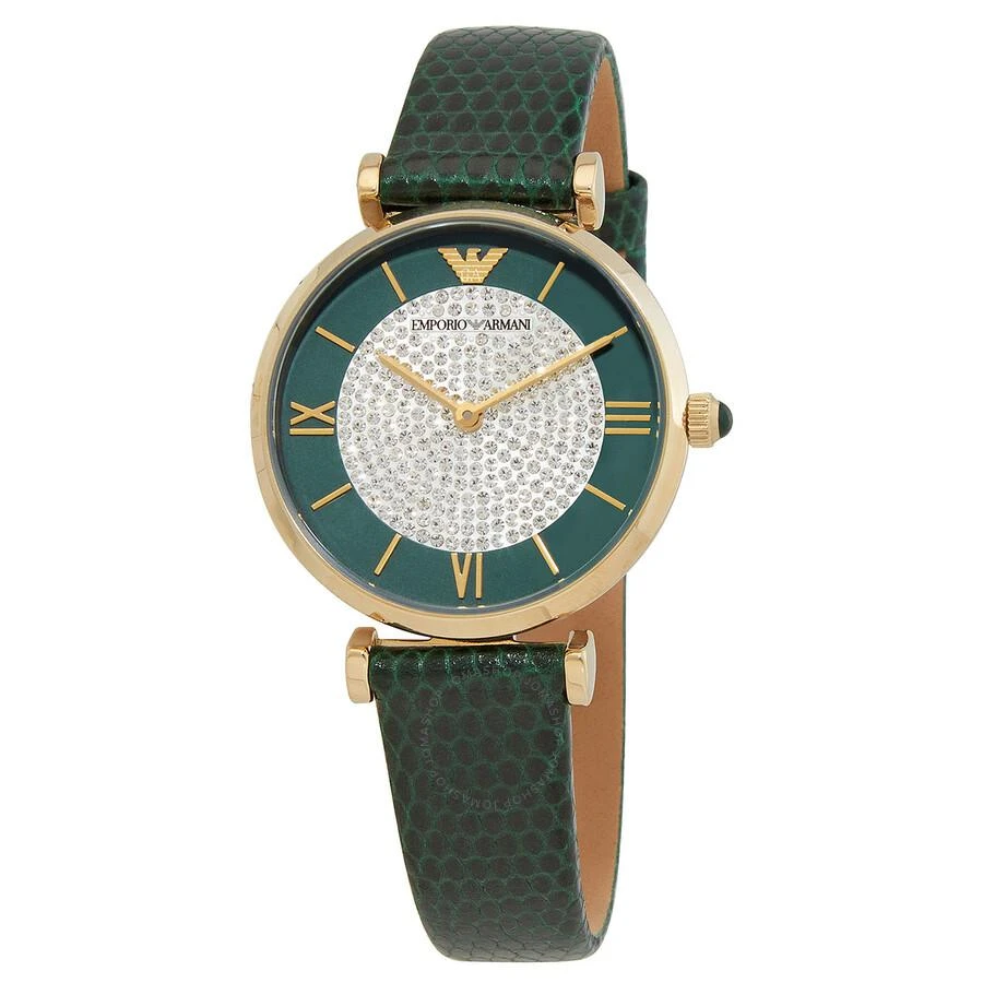 Emporio Armani Gianni T-Bar Quartz Green 1