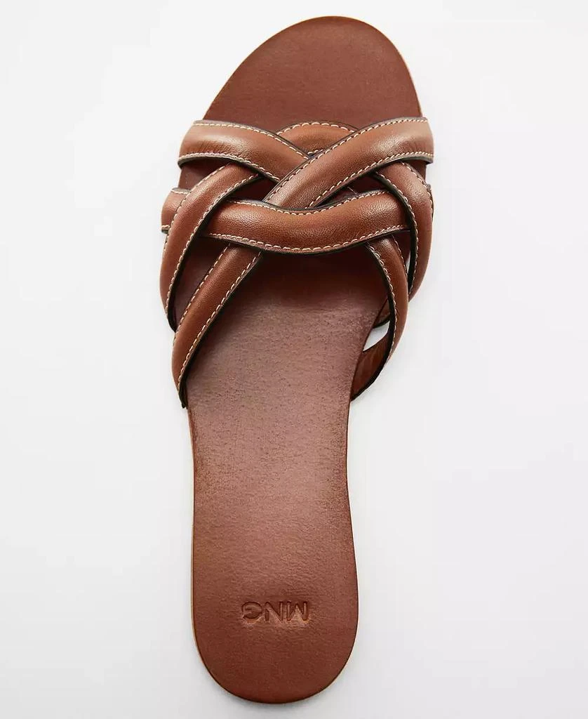 Mango Women's Leather Straps Sandals 3